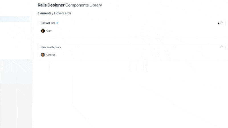 Gif of showing how to run the Component Generator from the Library